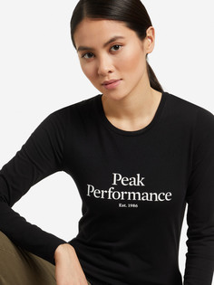 Лонгслив женский Peak Performance Original, Черный