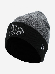 Шапка New Era Marl Pop Outline Cuff, Черный