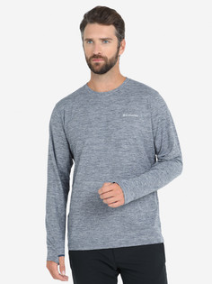 Футболка с длинным рукавом мужская Columbia Tech Trail Long Sleeve Crew II, Синий