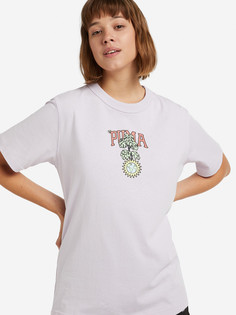 Футболка женская PUMA Downtown Graphic, Фиолетовый