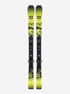 Горные лыжи детские + крепления Volkl Deacon Junior vMotion, Желтый