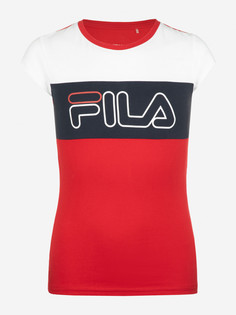 Футболка для девочек FILA, Красный