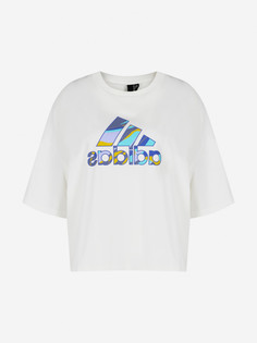 Футболка женская adidas Sportswear Street Mirror, Белый
