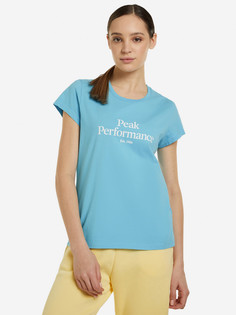 Футболка женская Peak Performance Original Tee, Синий