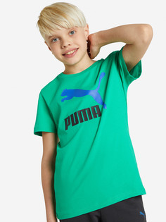 Футболка для мальчиков PUMA Classics Logo, Зеленый