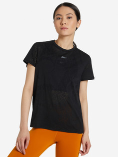 Футболка женская Reebok Burnout Tee, Черный