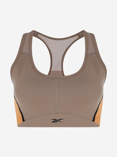 Спортивный топ бра Reebok Lux Racer Bra, Коричневый