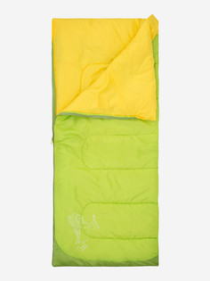 Спальный мешок детский Outventure Bunny +10 правосторонний, Зеленый