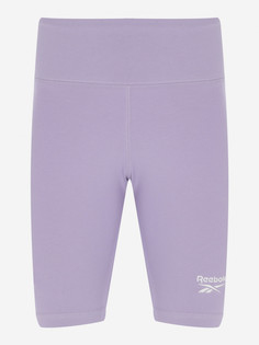 Шорты женские Reebok Fitted Short, Фиолетовый