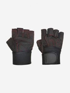 Перчатки атлетические Demix Fitness Gloves With Wrist Strap, Черный