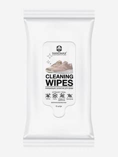 Очищающие салфетки для обуви Nanomax Cleaning Wipes, 15 шт, Белый