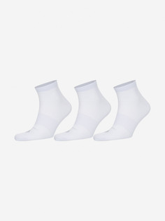 Носки, 3 пары, Columbia Flat Knit Quarter, Белый
