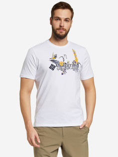 Футболка мужская Columbia Path Lake Graphic Tee II, Белый