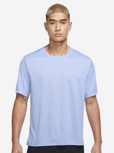 Футболка мужская Nike Dri-FIT UV Run Division Miler, Голубой
