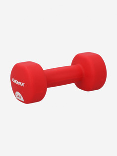 Гантель Demix 3 кг с неопреновым покрытием, Красный