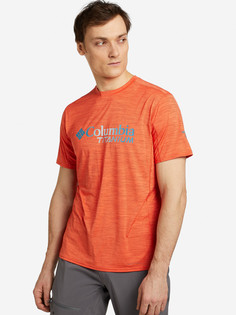 Футболка мужская Columbia M Titan Pass Graphic Tee, Оранжевый