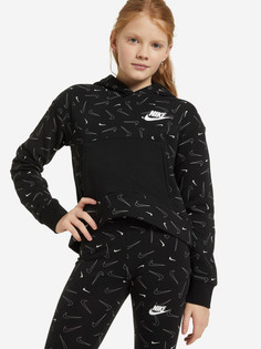 Худи для девочек Nike Sportswear, Черный