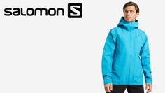 Куртка мембранная мужская Salomon Outline GTX, Голубой