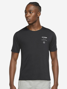 Футболка мужская Nike Dri-FIT UV Run Division Miler, Черный