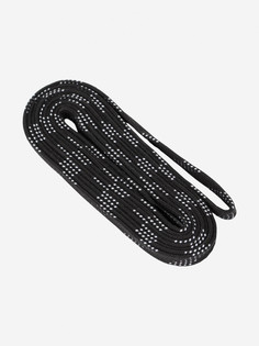 Шнурки для коньков Nordway с пропиткой Wax, Черный