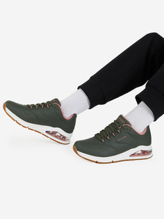 Кроссовки женские Skechers Uno 2 2Nd Best, Зеленый
