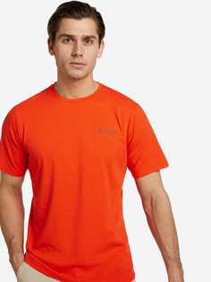 Футболка мужская Columbia Mens Sun Trek Short Sleeve Tee, Оранжевый