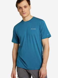 Футболка мужская Columbia Tech Trail Crew Neck, Синий