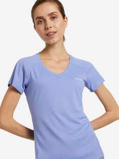 Футболка женская Columbia Zero Rules Short Sleeve Shirt, Фиолетовый