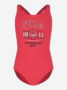 Купальник для девочек FILA, Красный