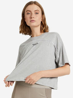 Футболка женская Reebok Piping, Серый