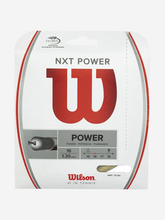 Струна для большого тенниса Wilson NXT POWER 16, Белый