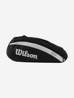Сумка для 3 ракеток Wilson RF TEAM, Черный