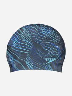 Шапочка для плавания Speedo Prt Long Hair, Синий