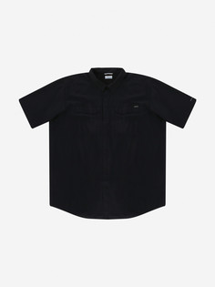 Рубашка мужская Columbia Silver Ridge Lite Short Sleeve Shirt, Plus Size, Черный