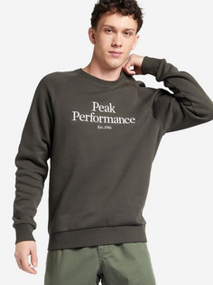 Толстовка мужская Peak Performance Original Crew, Зеленый