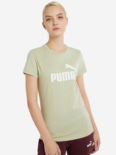 Футболка женская PUMA ESS Logo, Зеленый