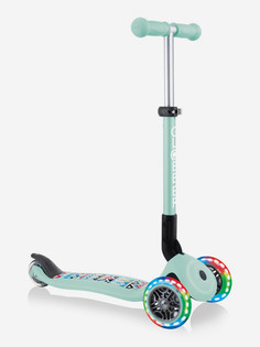 Самокат Globber JUNIOR FOLDABLE FANTASY LIGHTS, Зеленый