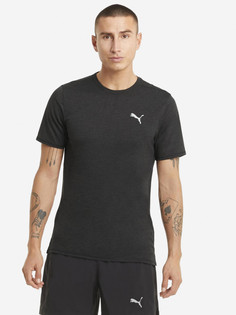 Футболка мужская PUMA Run Favorite Heather, Черный