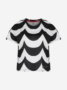 Футболка женская adidas Marimekko, Черный