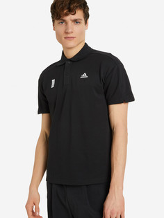 Поло мужское adidas, Черный