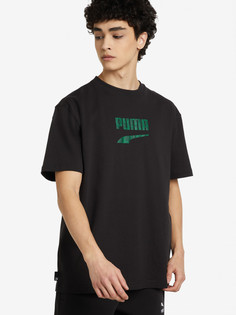 Футболка мужская PUMA Downtown Logo Graphic, Черный