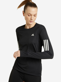 Лонгслив женский adidas, Черный