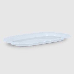 Поддон под горшок овальное Serinova lace белый