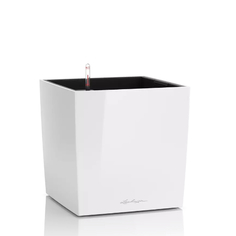 Кашпо Lechuza Cube premium с автополивом белое 30 см