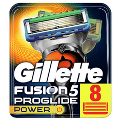 Сменные кассеты для бритв Gillette, Fusion ProGlide Power, для мужчин, 8 шт