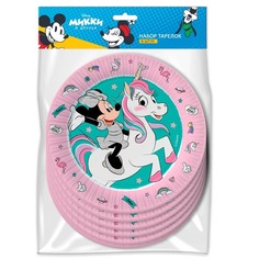 Тарелки бумажные Minnie Mouse 18 см 6 шт