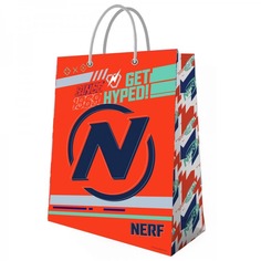 Пакет подарочный NERF большой 33х45,5х10 см