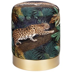 Пуф с крышкой Glasar 49-301B 35х35х43 см ГЛАСАР