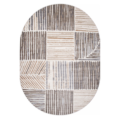 Ковер Merinos f043 Tornado beige 100x200 Oval Меринос