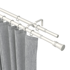 Карниз Arttex двухрядный 16/19 Телескоп 246 жемчуг 160-300 см